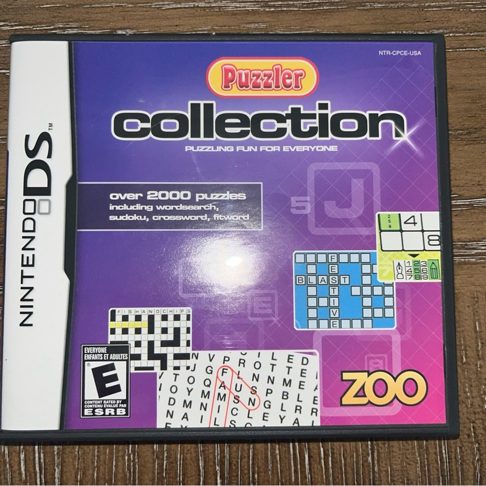 Nintendo DS Puzzler Collection - Purple Cover